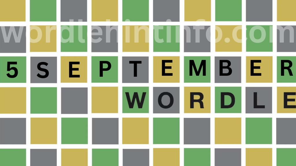 Wordle Hint Today 5 September 2026: Answer, Solution #1,904
