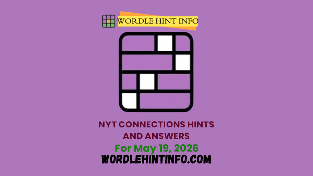 NYT Connections Hint 19 September 2026 Answers and Solution #1,196
