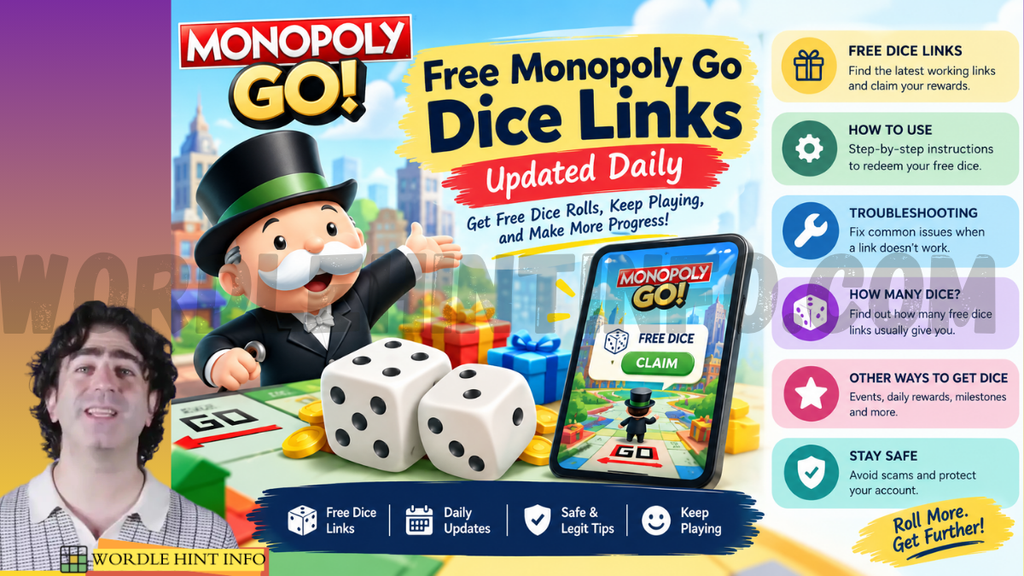 Free Monopoly Go Free Dice Links - Updated Daily